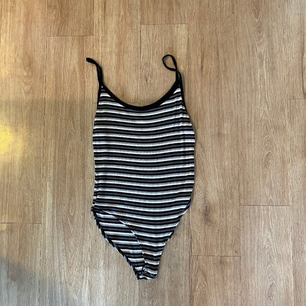 Forever 21 Striped Bodysuit